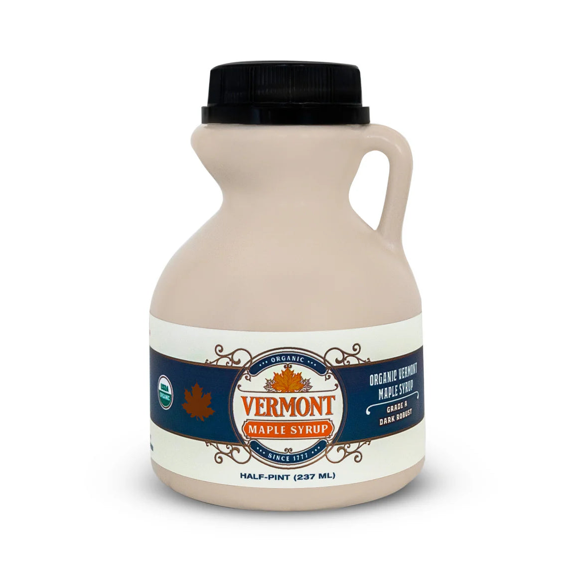 8 oz Dark Organic Vermont Maple Syrup
